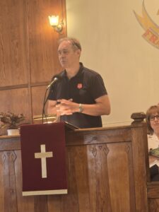 Timo Teittinen inledningstalade över "Jag lutar mig emot Jesus."